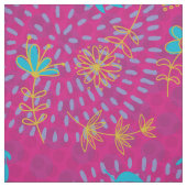 Tissu Pois & Fleurs Fabric Design (Échantillon)