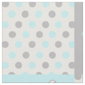 Tissu Pois gris bleu papillon (Fermer)