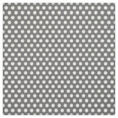 Tissu Pois gris charbon (Échantillon)