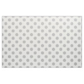 Tissu Pois gris sur blanc (Fat Quarter)