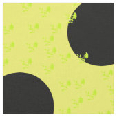 Tissu Pois Jaune Et Noir (Fermer)