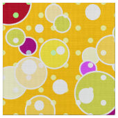 Tissu Pois jaune, jaune, multicolore (Fermer)