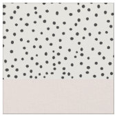 Tissu Pois noir blanc rose d'aquarelle (Fermer)