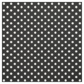 Tissu Pois noir et blanc (Échantillon)