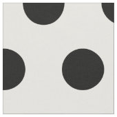 Tissu Pois noir et blanc moderne (Fermer)