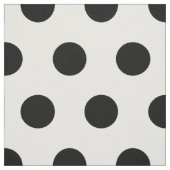 Tissu Pois noir et blanc moderne (Échantillon)