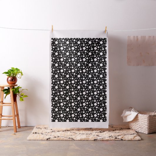 Tissu Pois noirs et blancs (In Situ)