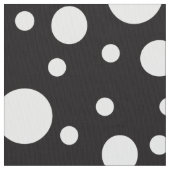 Tissu Pois noirs et blancs (fermé)