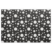 Tissu Pois noirs et blancs (Fat Quarter)