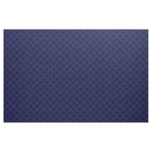 Tissu Pois noirs sur bleu marine (Yard)