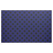 Tissu Pois noirs sur bleu marine (Fat Quarter)