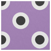 Tissu Pois noirs sur violet (fermé)