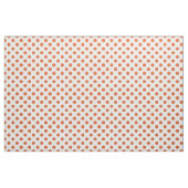 Tissu Pois orange brûlés (Yard)