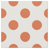 Tissu Pois orange brûlés (Fermer)