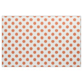 Tissu Pois orange brûlés (Fat Quarter)
