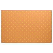Tissu Pois orange et jaune (Yard)