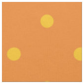 Tissu Pois orange et jaune (Fermer)