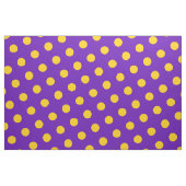 Tissu Pois pourpre et jaune (Yard)