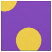 Tissu Pois pourpre et jaune (Fermer)