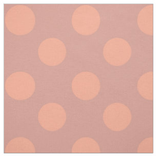 Tissu : Pois poussiéreux de rose et de pêche