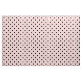 Tissu Pois rose noir (Yard)