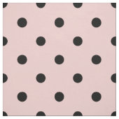 Tissu Pois rose noir (Échantillon)