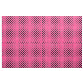 Tissu Pois rose noir Textile (Yard)