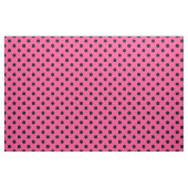 Tissu Pois rose noir Textile (Fat Quarter)