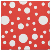 Tissu Pois rouges (Échantillon)