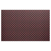 Tissu pois rouges et noirs (Yard)