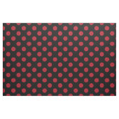 Tissu pois rouges et noirs (Fat Quarter)
