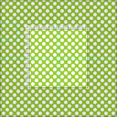 Tissu Pois vert pomme et blanc (Carreau)