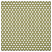 Tissu Pois verts d'olive (Échantillon)