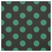 Tissu pois verts et noirs (Échantillon)