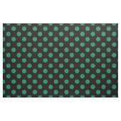 Tissu pois verts et noirs (Fat Quarter)