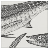 Tissu poisson atlantique noir (Fermer)