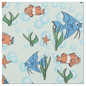 Tissu Poisson Carton mignon (Fermer)