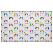 Tissu Poisson de baleine Rainbow Sun Fabric (Fat Quarter)