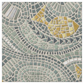 Tissu poisson de mosaïque (Fermer)