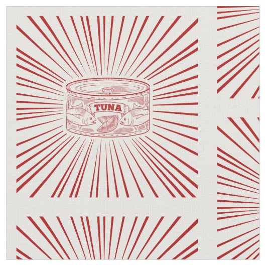 Tissu Poisson de thon (Fermer)