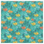 Tissu Poisson d'or dans l'aquarium (Échantillon)