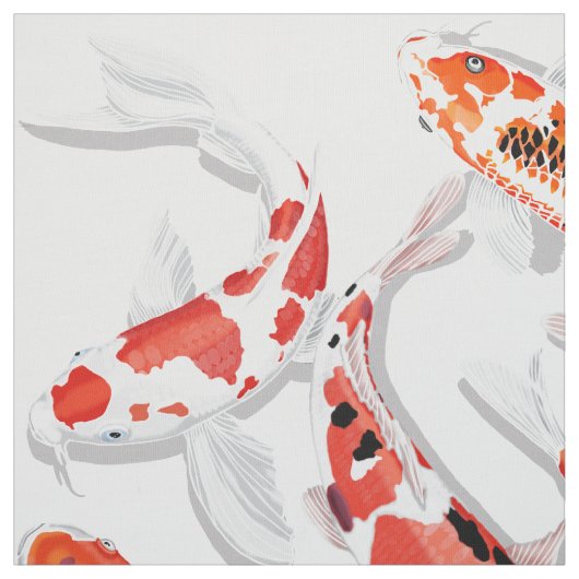Tissu Poisson koi (Échantillon)