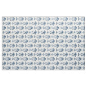 Tissu Poisson médiéval imprimé en bloc (Fat Quarter)
