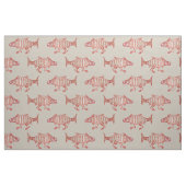 Tissu Poisson médiéval sur parchemin (Fat Quarter)
