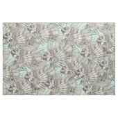 Tissu poisson mirage turquoise (Fat Quarter)
