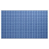 Tissu Poisson moderne du milieu du siècle, cobalt et ble (Yard)