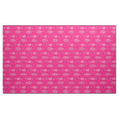 Tissu Poisson Moderne Rétro, Fuchsia, Rose Clair, Rose P (Yard)