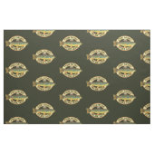 Tissu POISSON PLUS - TRAVAILLER MOINS Funny Pêche à la t (Fat Quarter)