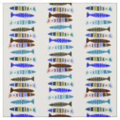 Tissu Poisson rayé multicolore Thunder_Cove (Échantillon)