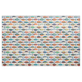 Tissu poisson rétro (Fat Quarter)